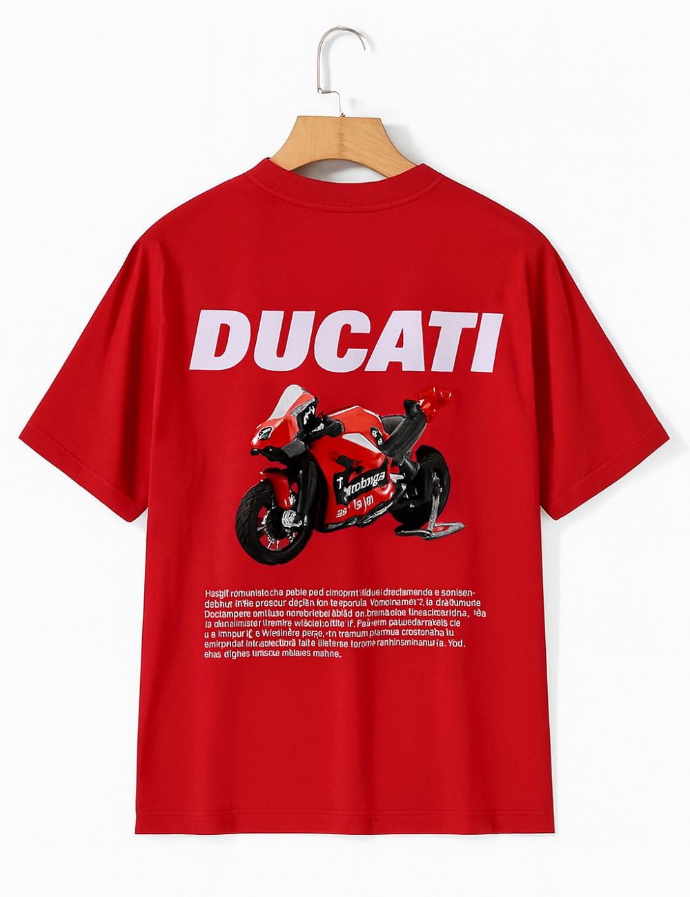Ducati Over Size T-Shirt (Red)