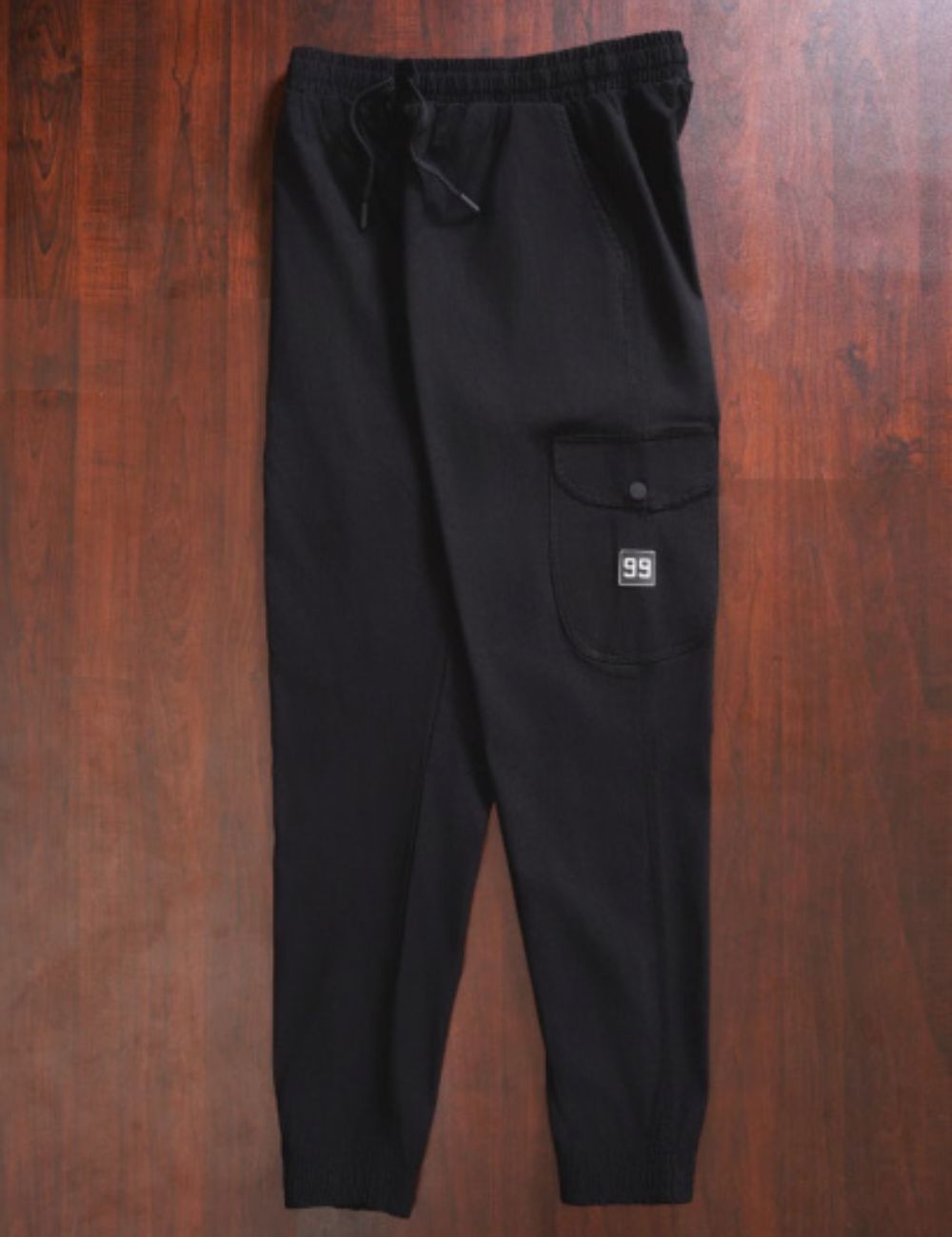 Dream Linen Cargo Pant (Black)