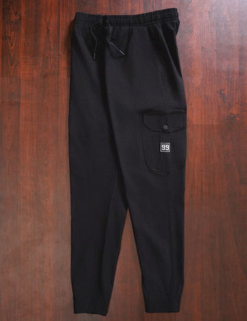 Dream Linen Cargo Pant (Black)