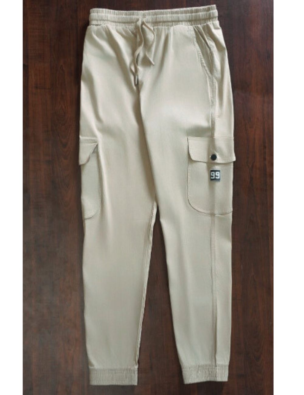 Dream Linen Cargo Pant (Light Beige)