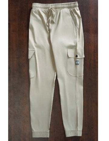 Dream Linen Cargo Pant (Light Beige)
