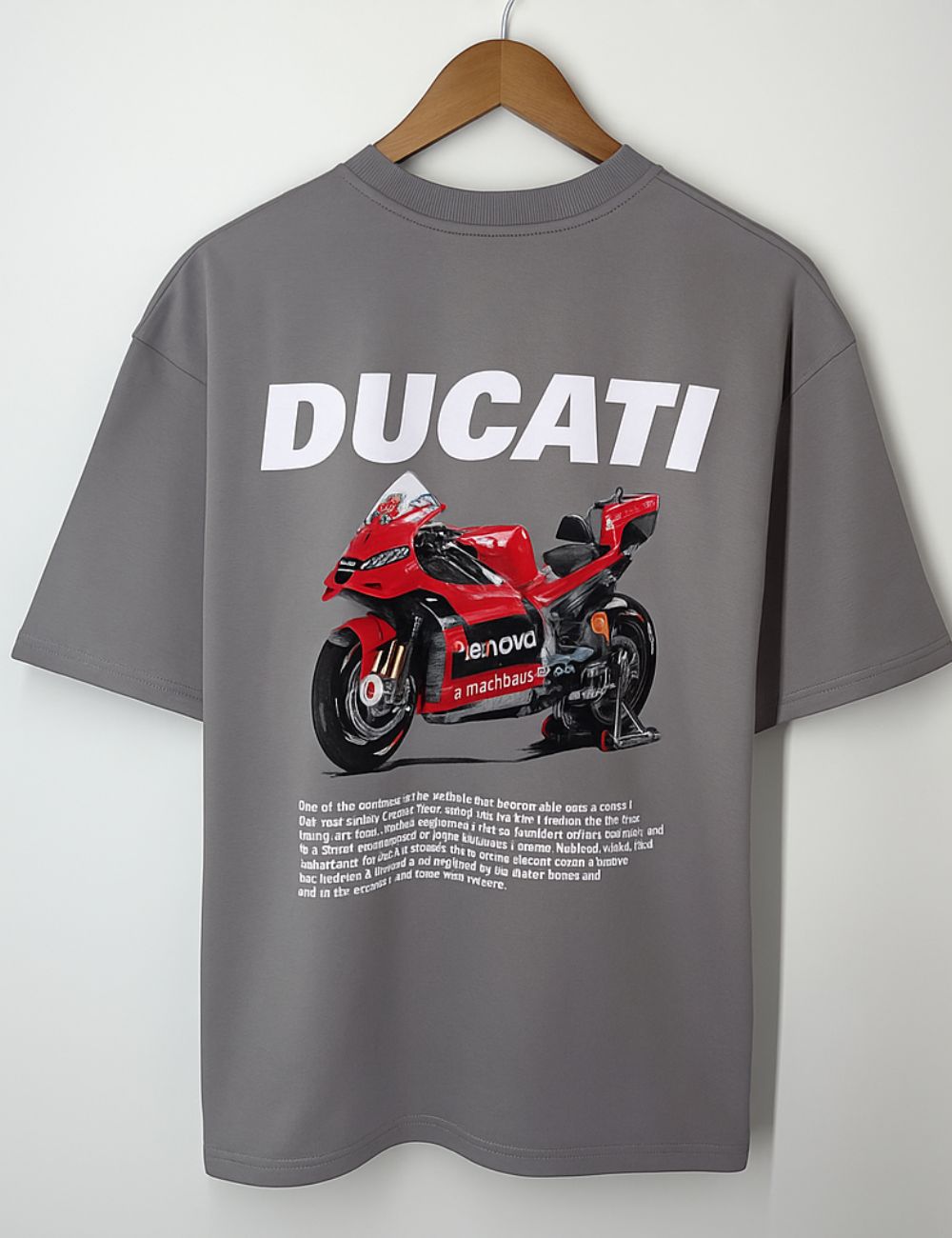 Ducati Over Size T-Shirt (Gray)