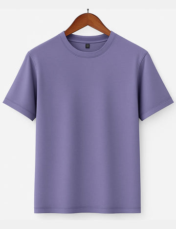 Oversize Half Hand T-Shirt (Violet)