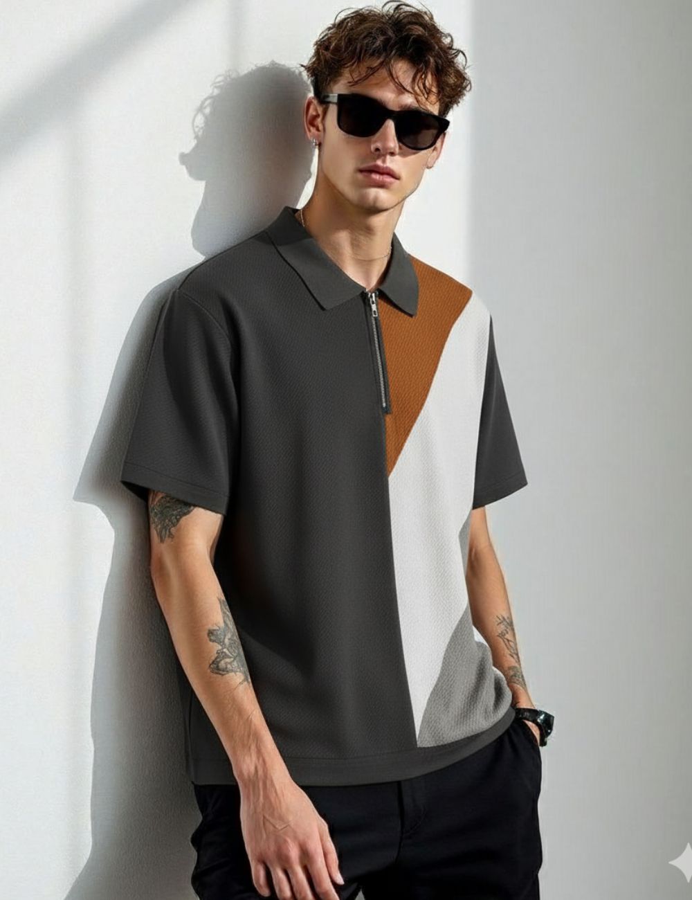 Old Money Polo T-Shirts (Black)