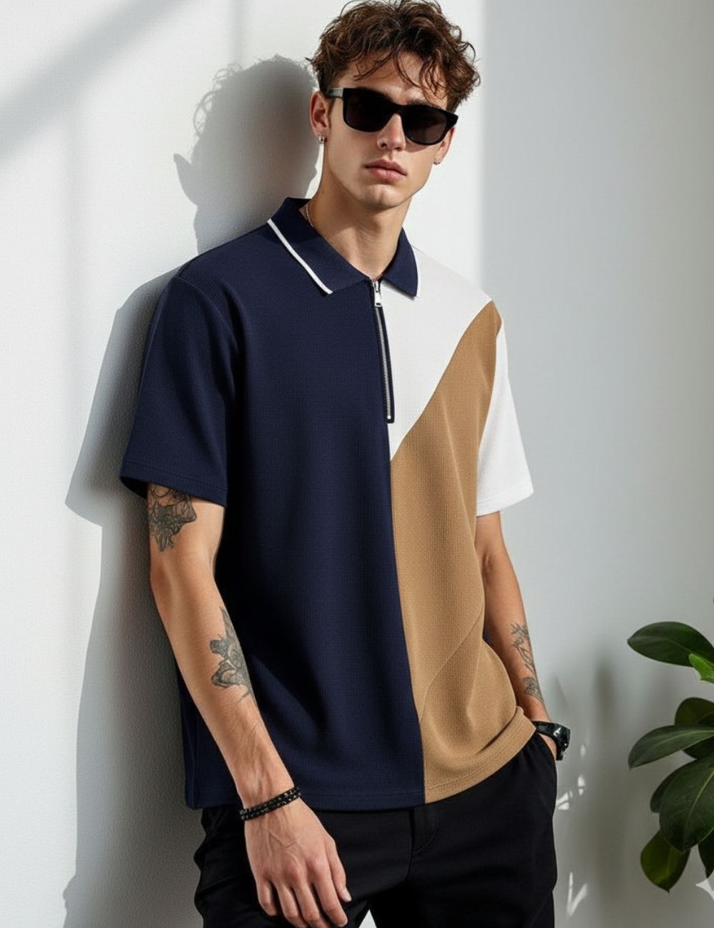 Old Money Polo T-Shirts (Navy)