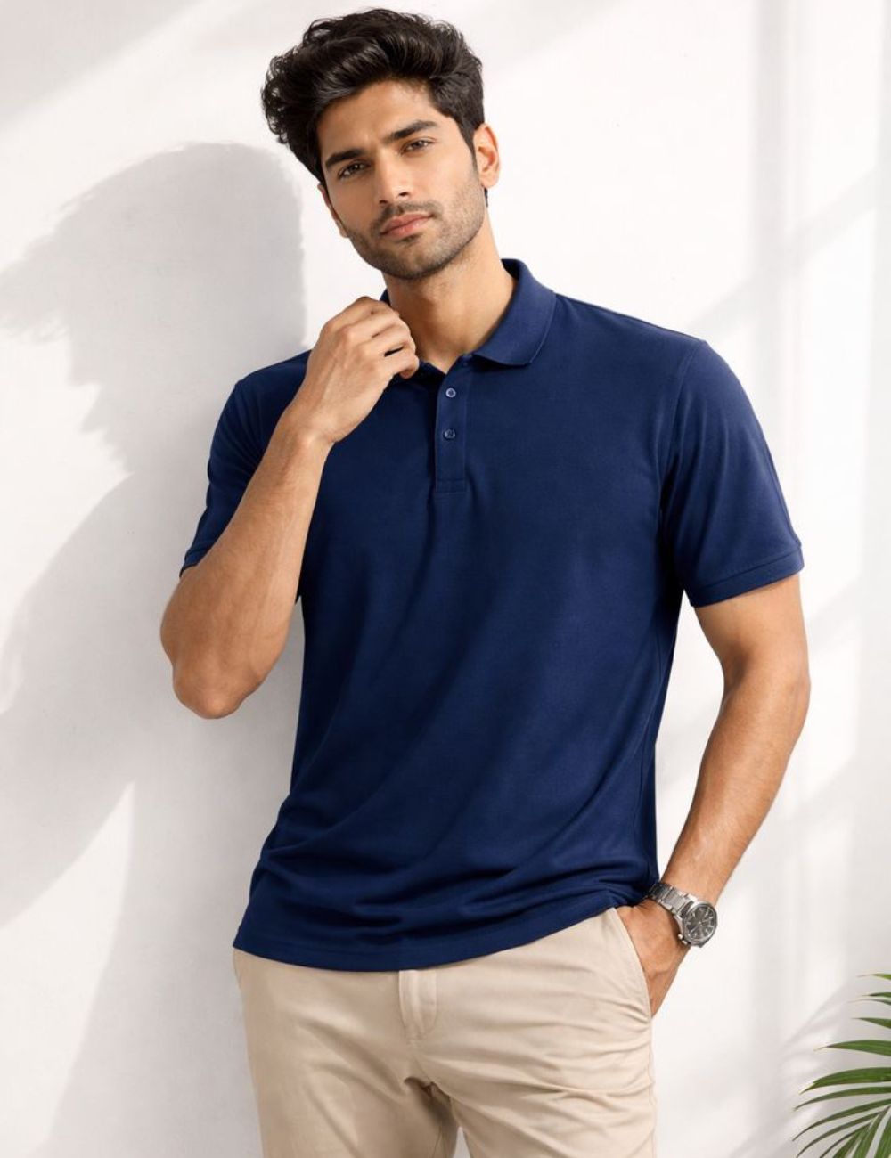 Polo T-Shirt (Navy)