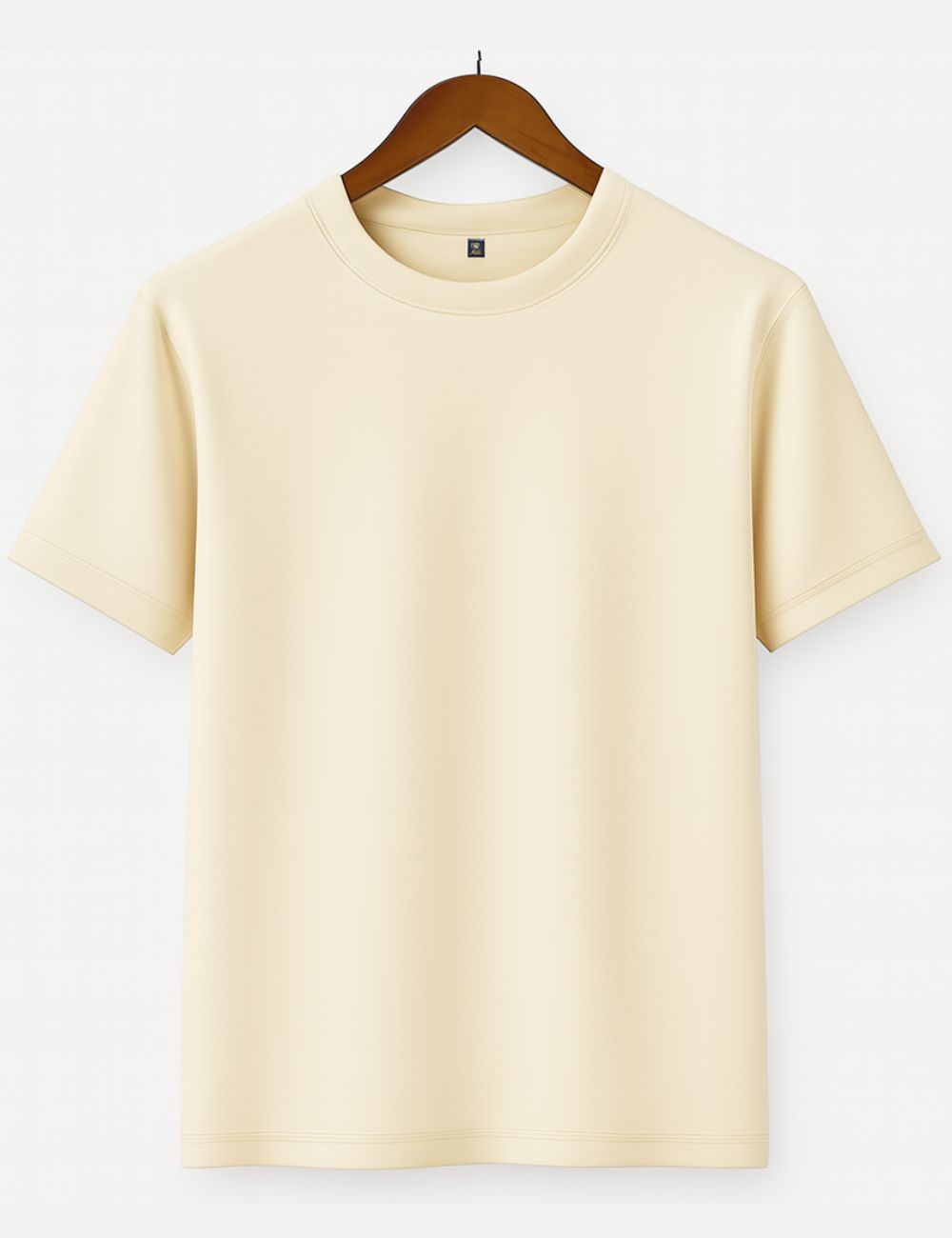 Oversize Half Hand T-Shirt (Beige)