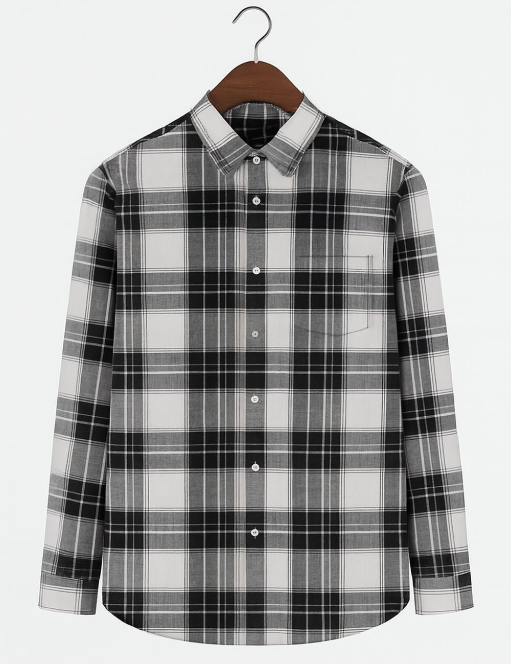 Checked Shirt (Black)
