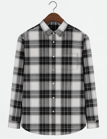 Checked Shirt (Black)