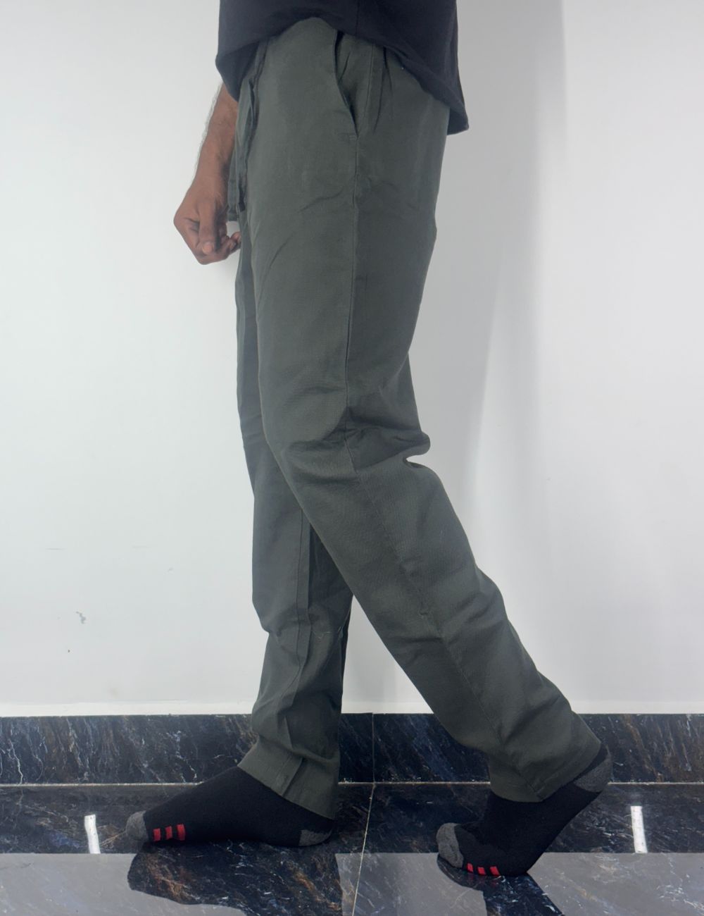 Linen Pant (Drak Green)