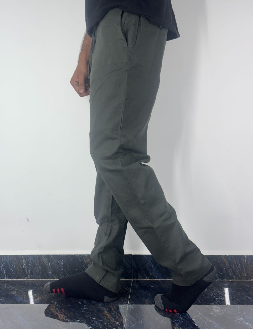 Linen Pant (Drak Green)