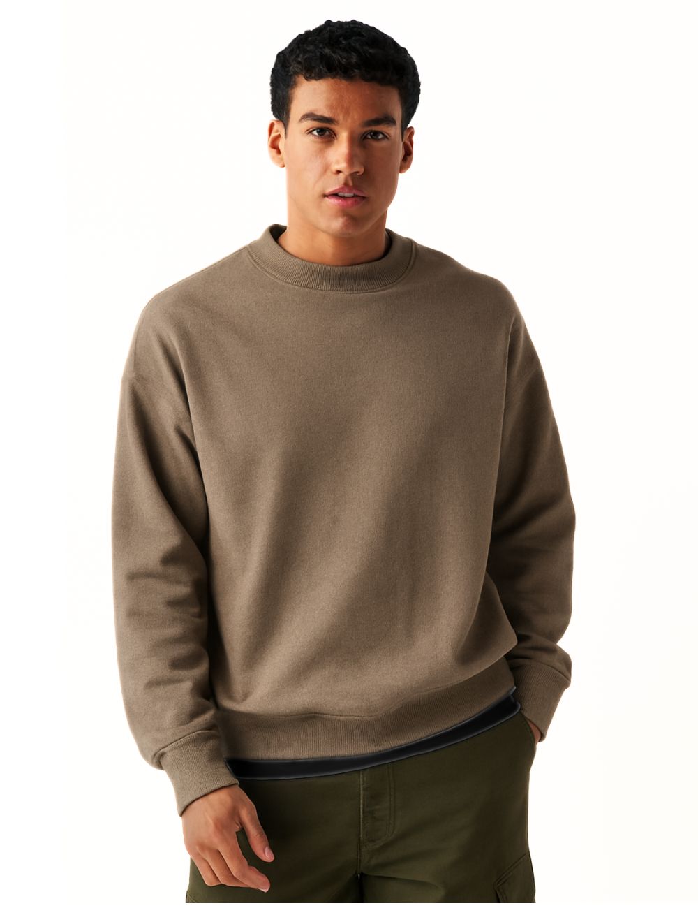 SweatShirt Plain (Brown)