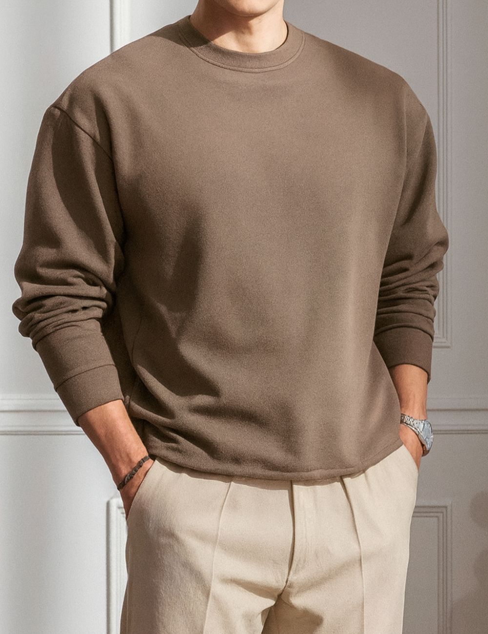 SweatShirt Plain (Brown)