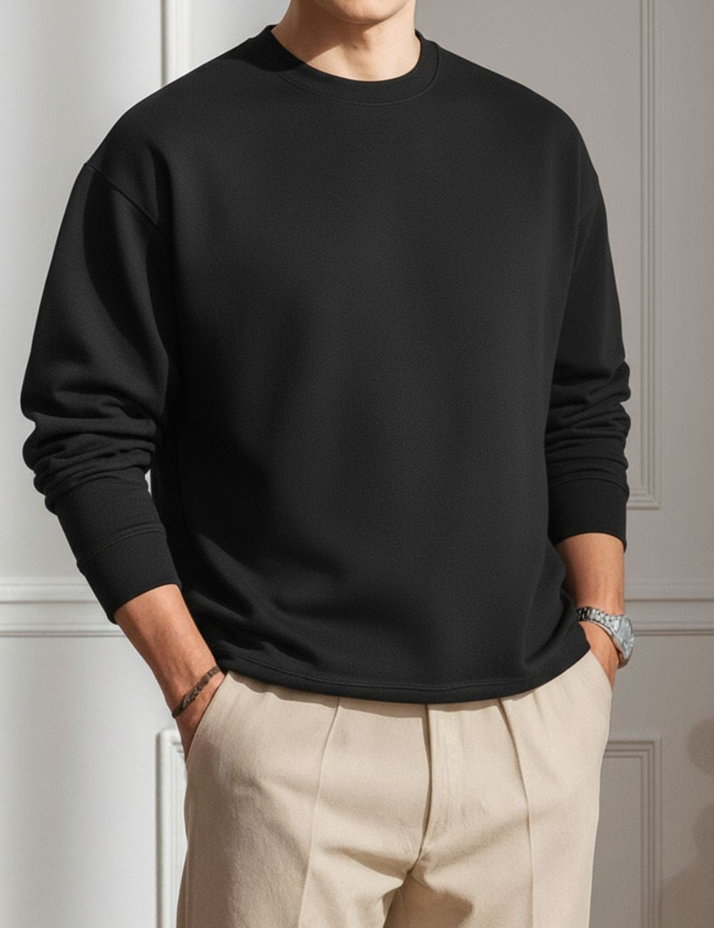 SweatShirt Plain (Black)