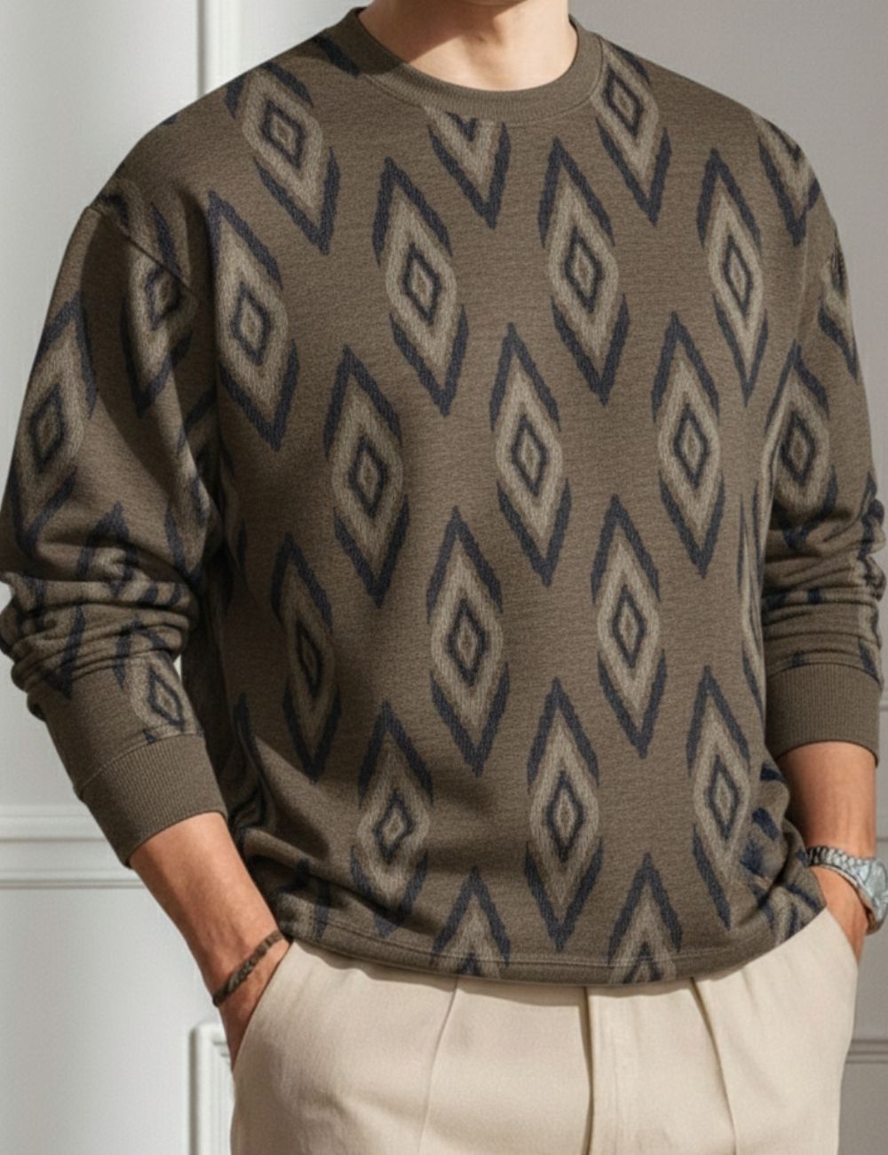Jacquard F/S (Brown)