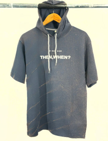 Acid Wash Hoodie D/S (Blue)