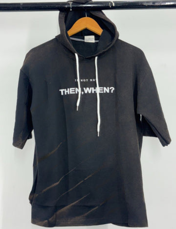 Acid Wash Hoodie D/S (Black)