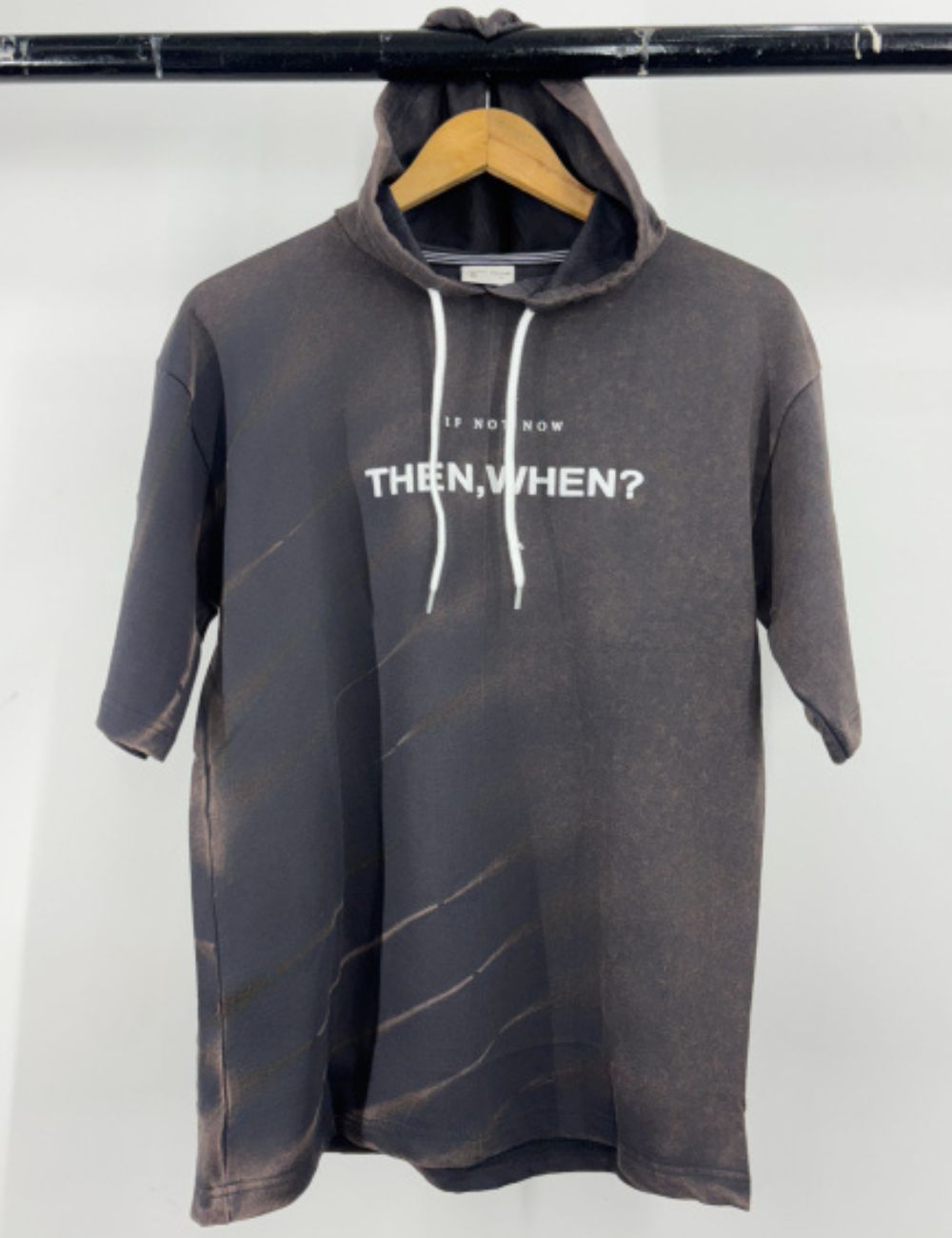 Acid Wash Hoodie D/S (Dark Gray)