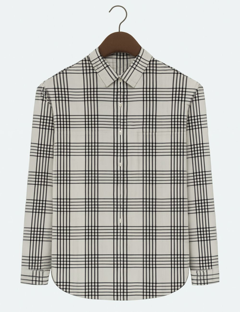 Checked Shirt (White)