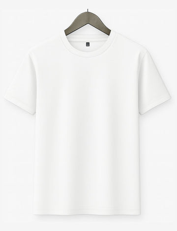 Oversize Half Hand T-Shirt (White)