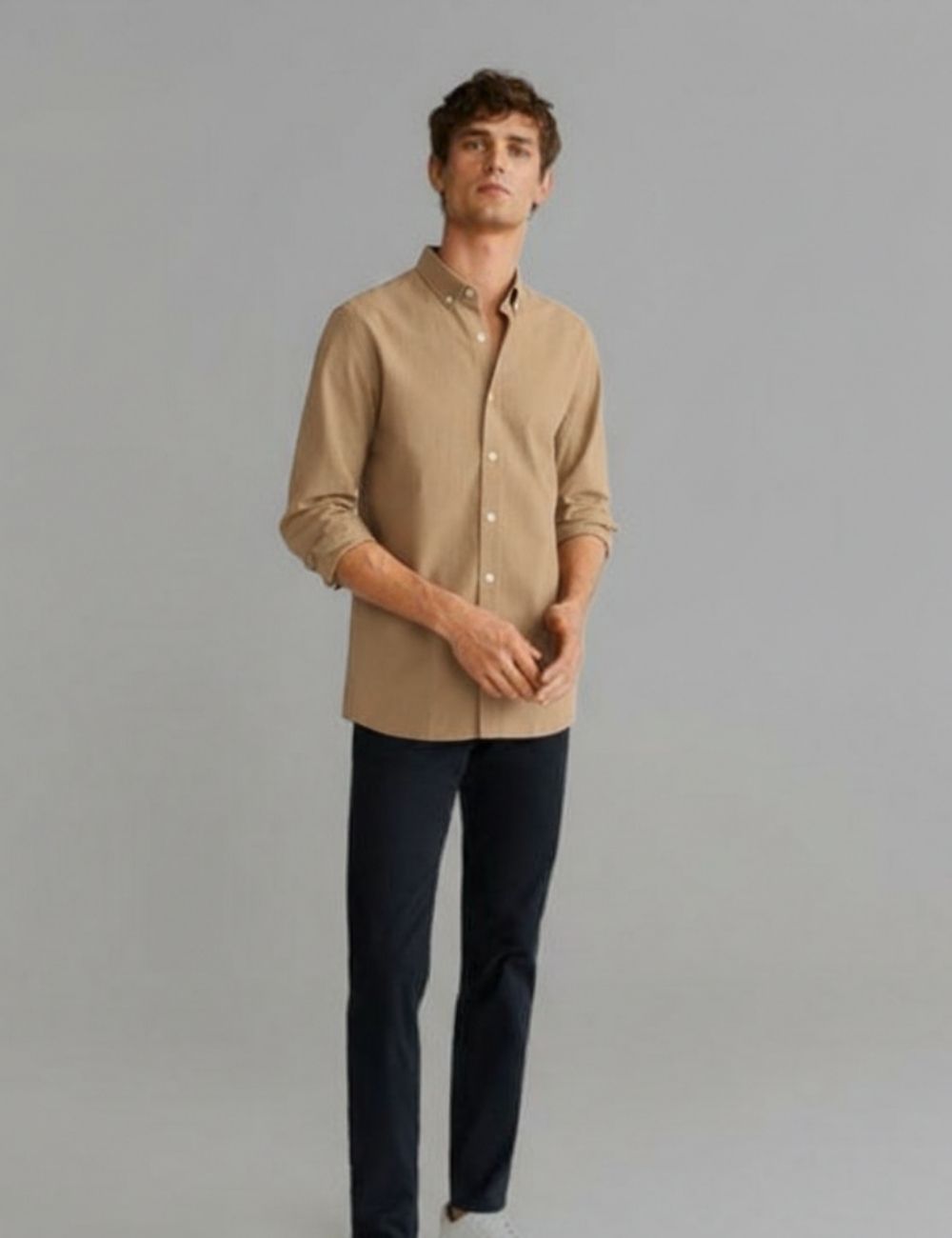 Plain Premium Shirt (Brown)