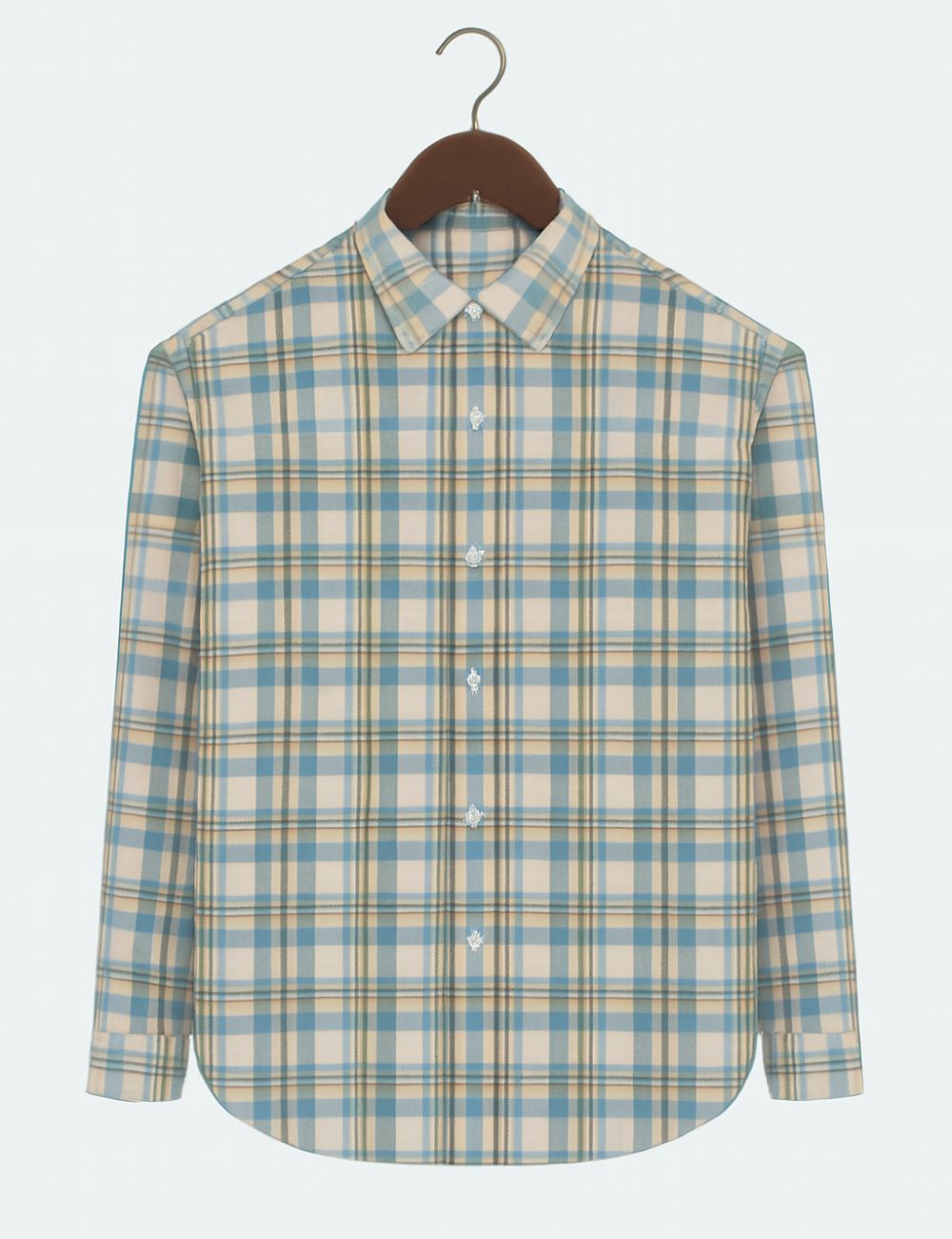 Checked Shirt (Blue)