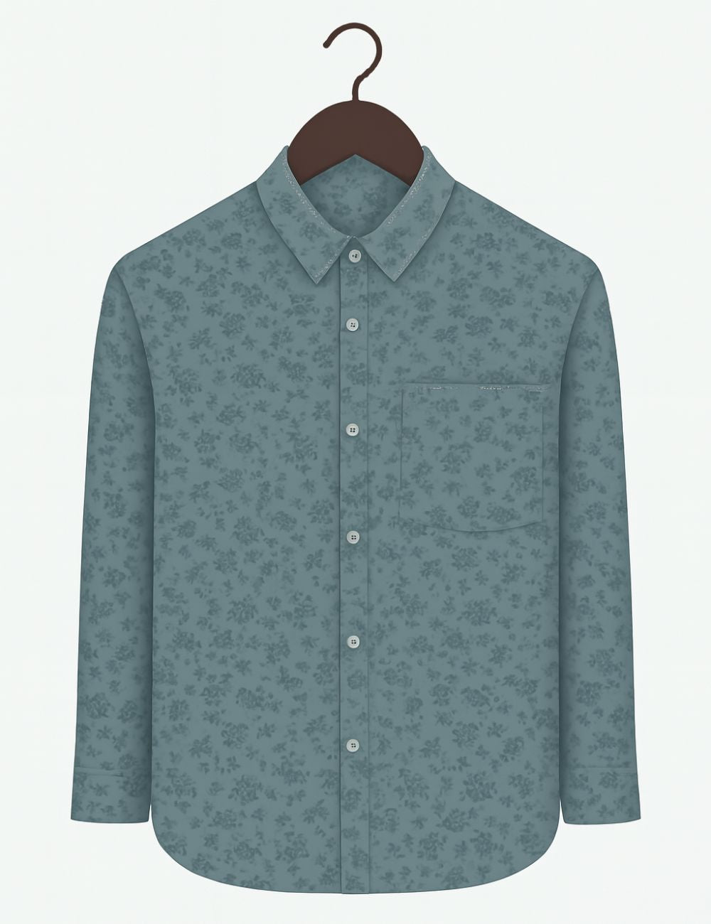 Print Shirt (Blue)