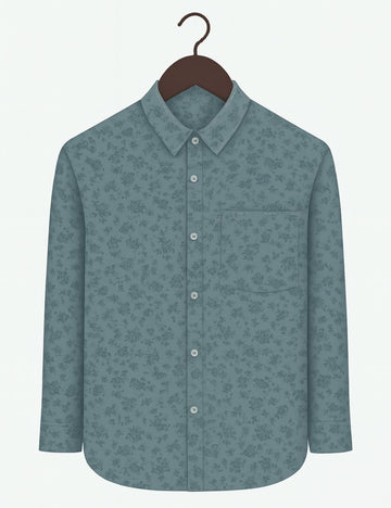 Print Shirt (Blue)