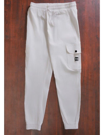 Dream Linen Cargo Pant (Light Gray)