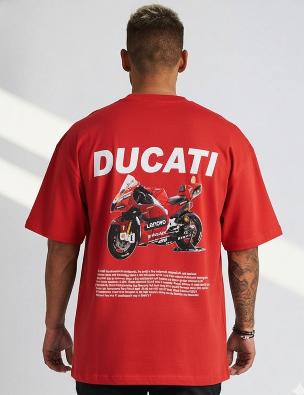 Ducati Over Size T-Shirt (Red)