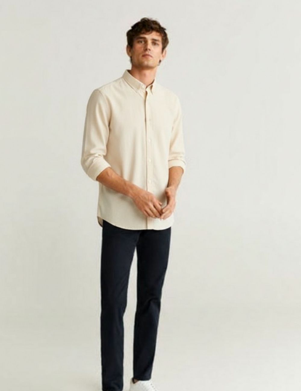 Plain Premium Shirt (Light Beige)