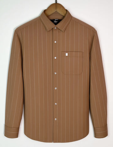 Shirt Striped (Brown)